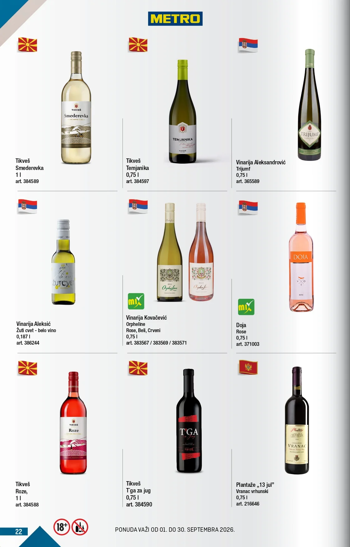 Metro katalog 1-30.9.2026. - str. 22