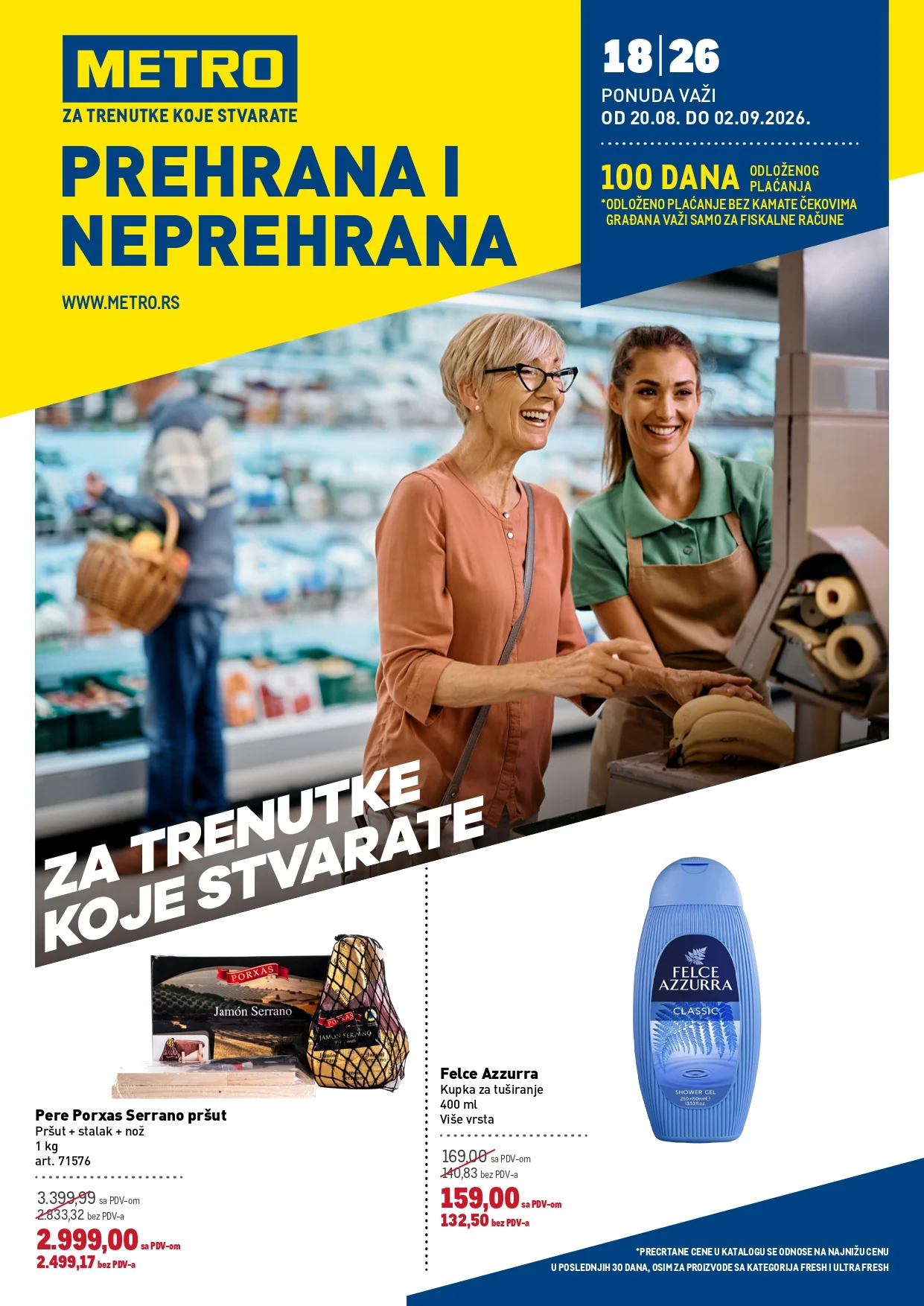 Metro katalog PREHRANA/NEPREHRANA 20.8-2.9.2026. - str. 1