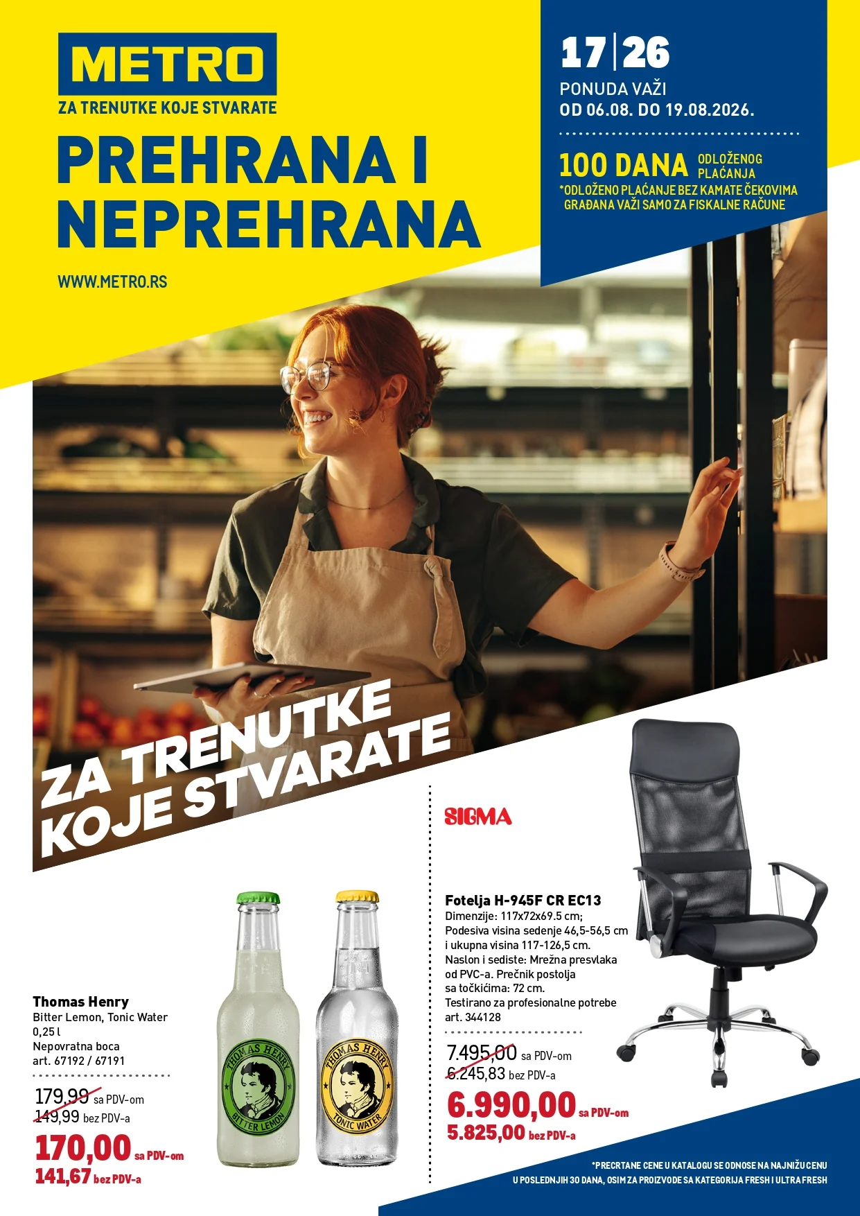 Metro katalog PREHRANA/NEPREHRANA 6-19.8.2026. - str. 1
