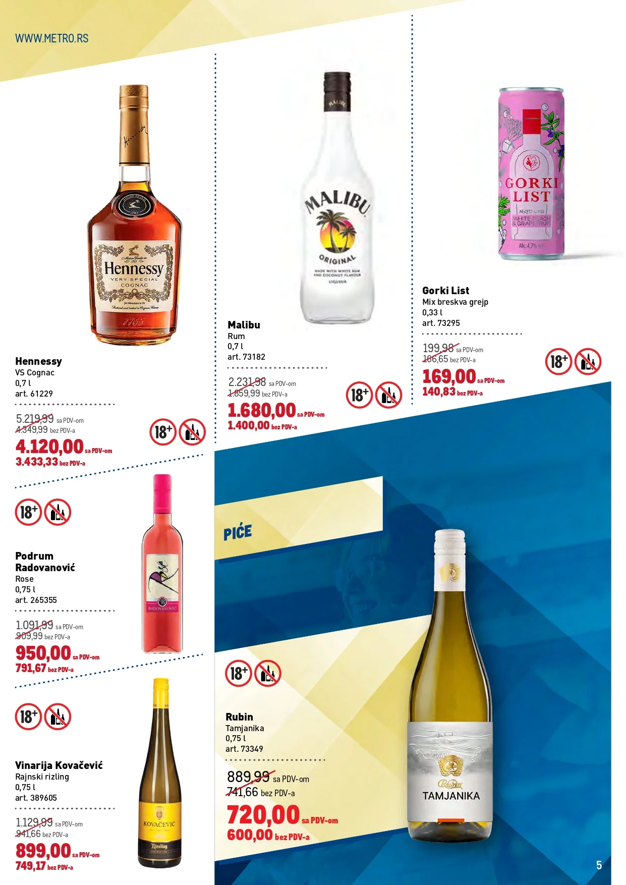 Metro katalog PREHRANA/NEPREHRANA 6-19.8.2026. - str. 5