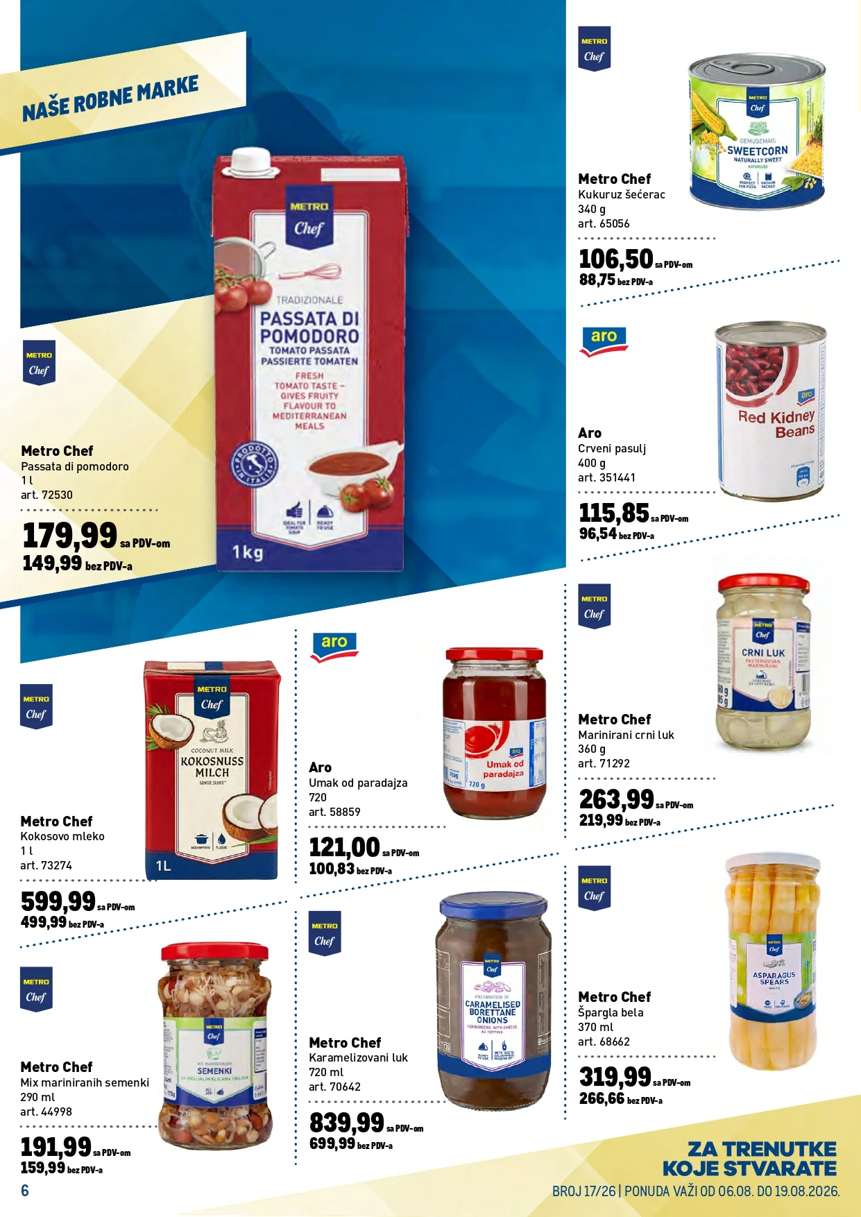 Metro katalog PREHRANA/NEPREHRANA 6-19.8.2026. - str. 6