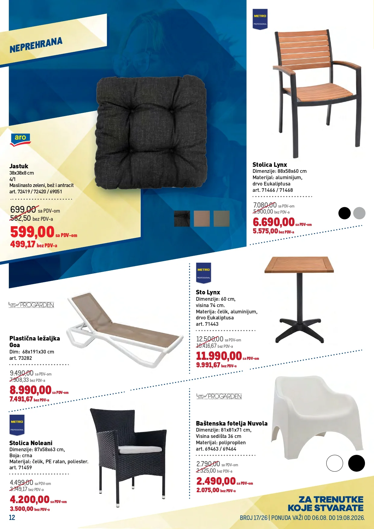 Metro katalog PREHRANA/NEPREHRANA 6-19.8.2026. - str. 12