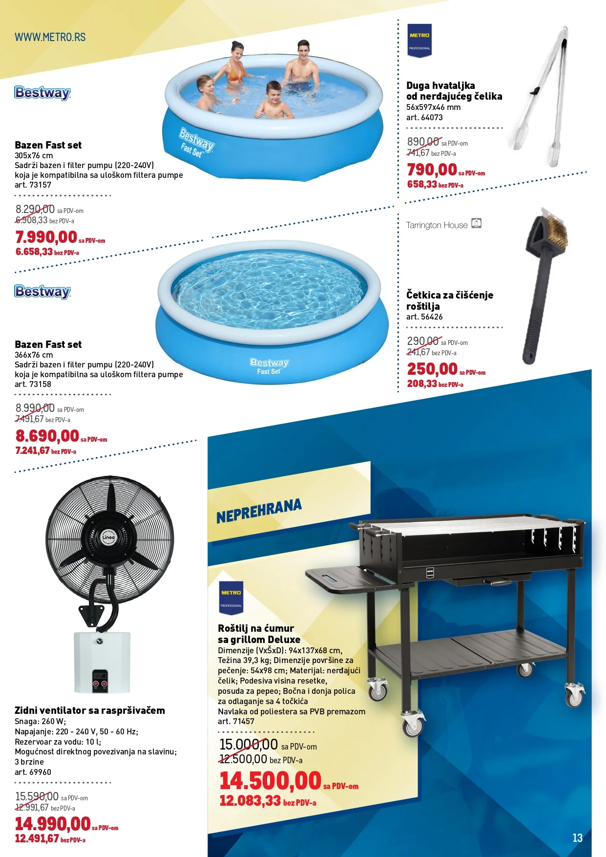 Metro katalog PREHRANA/NEPREHRANA 6-19.8.2026. - str. 13