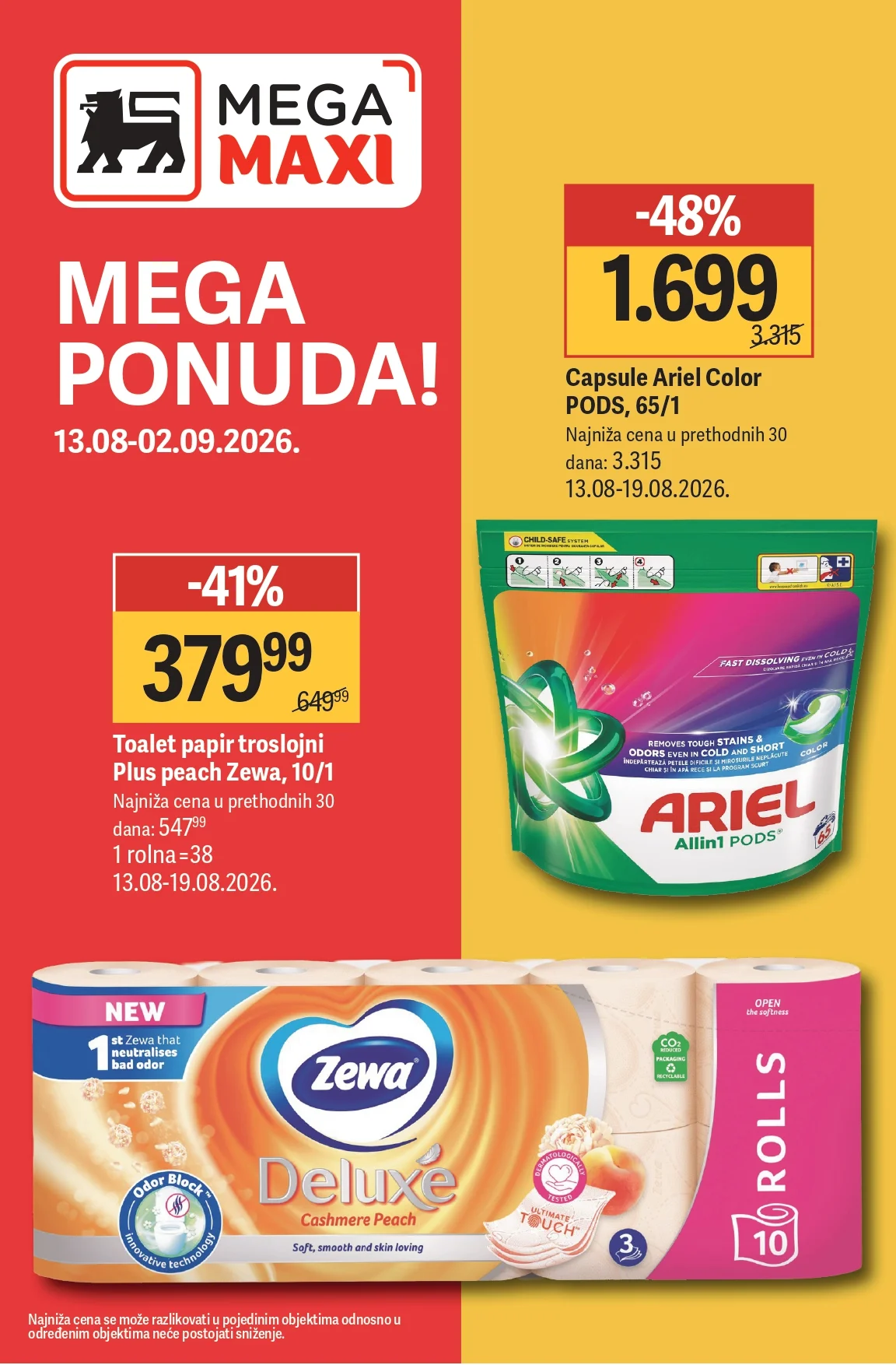 Mega Maxi katalog 13.8-2.9.2026. - str. 1