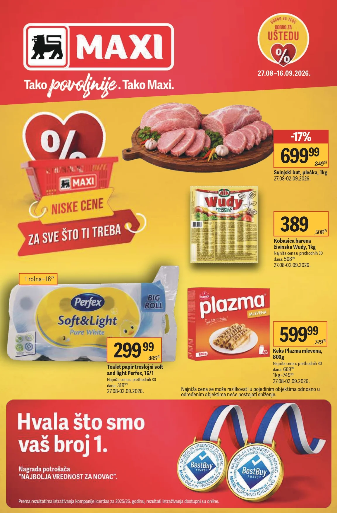 Maxi katalog 27.8-16.9.2026. - str. 1