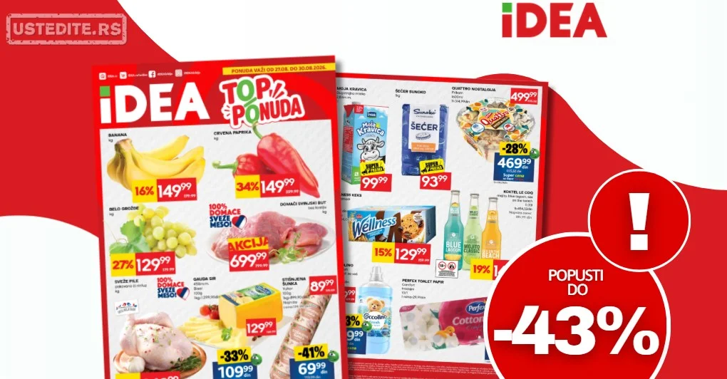 Idea TOP PONUDA 27-30.8.2026.