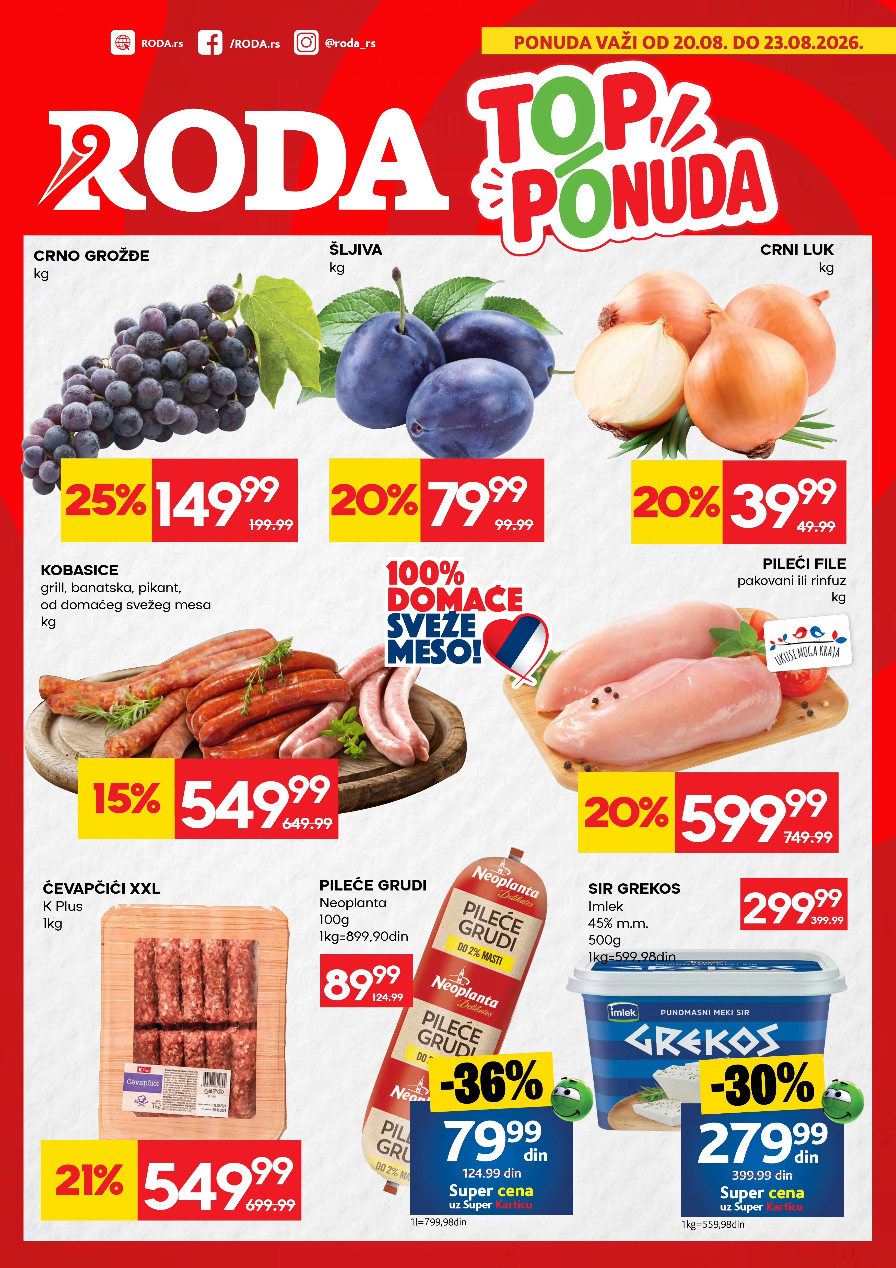 Roda TOP PONUDA 20-23.8.2026. - str. 1