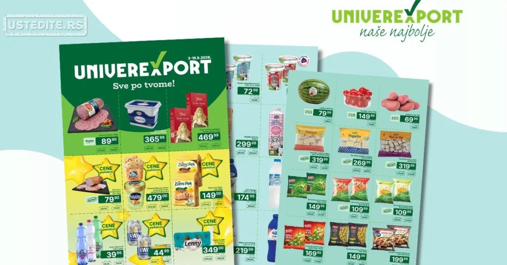 Univerexport katalog 3-16.8.2026.