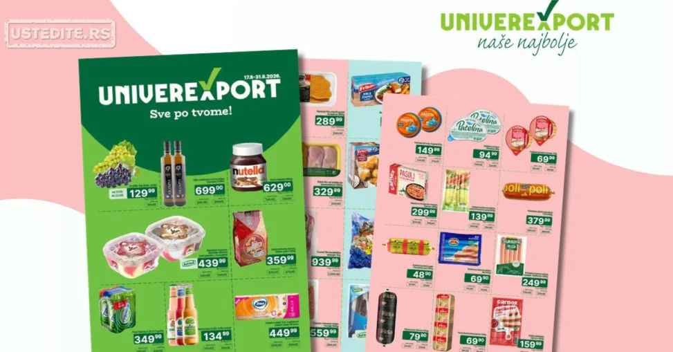 Univerexport katalog 17-31.8.2026.
