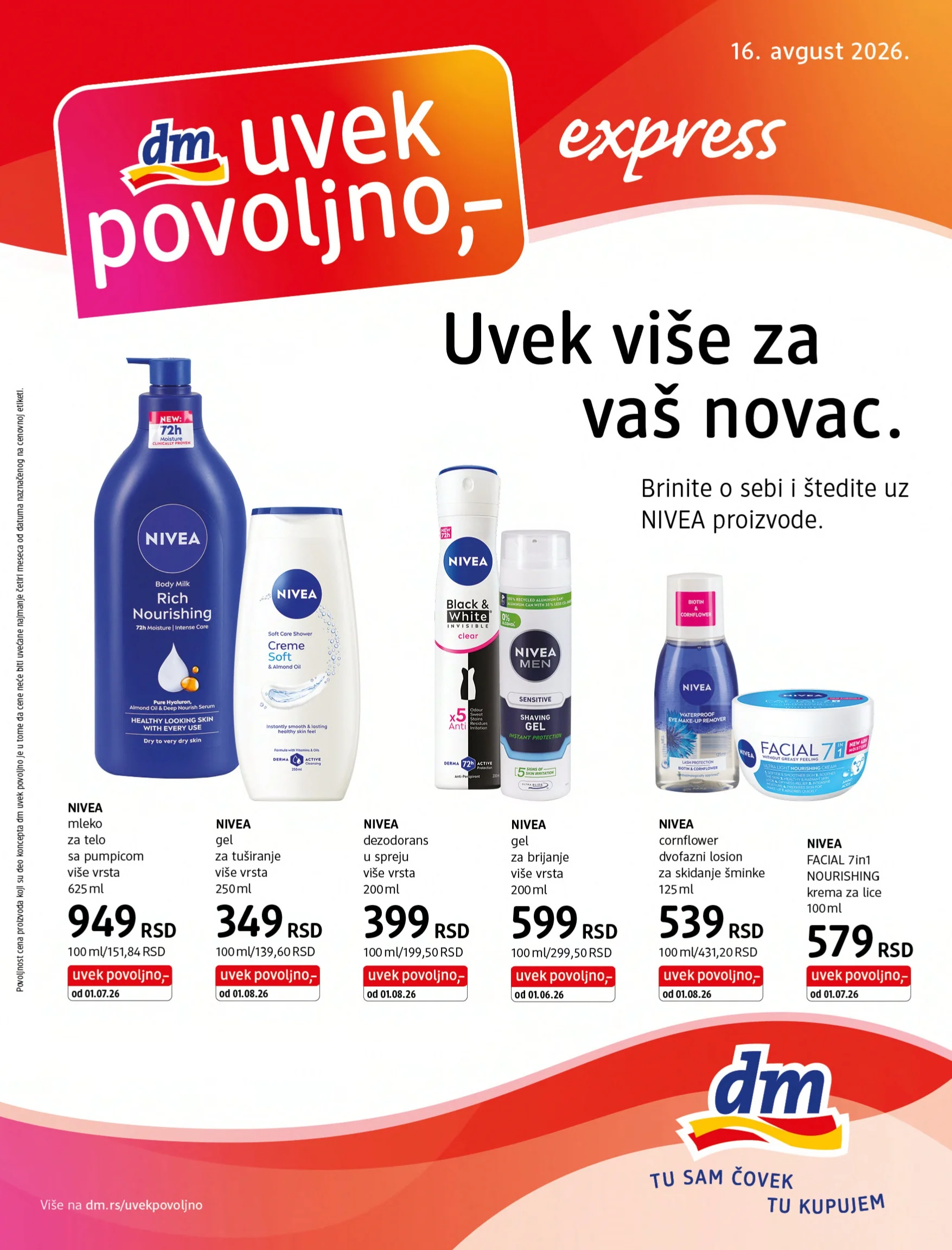 dm Express katalog 16-31.8.2026. - str. 1