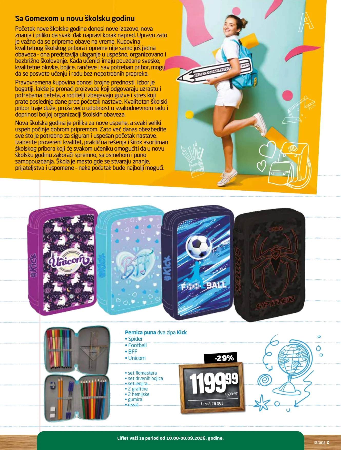 Gomex katalog TEMA MESECA 10.8-8.9.2026. - str. 2