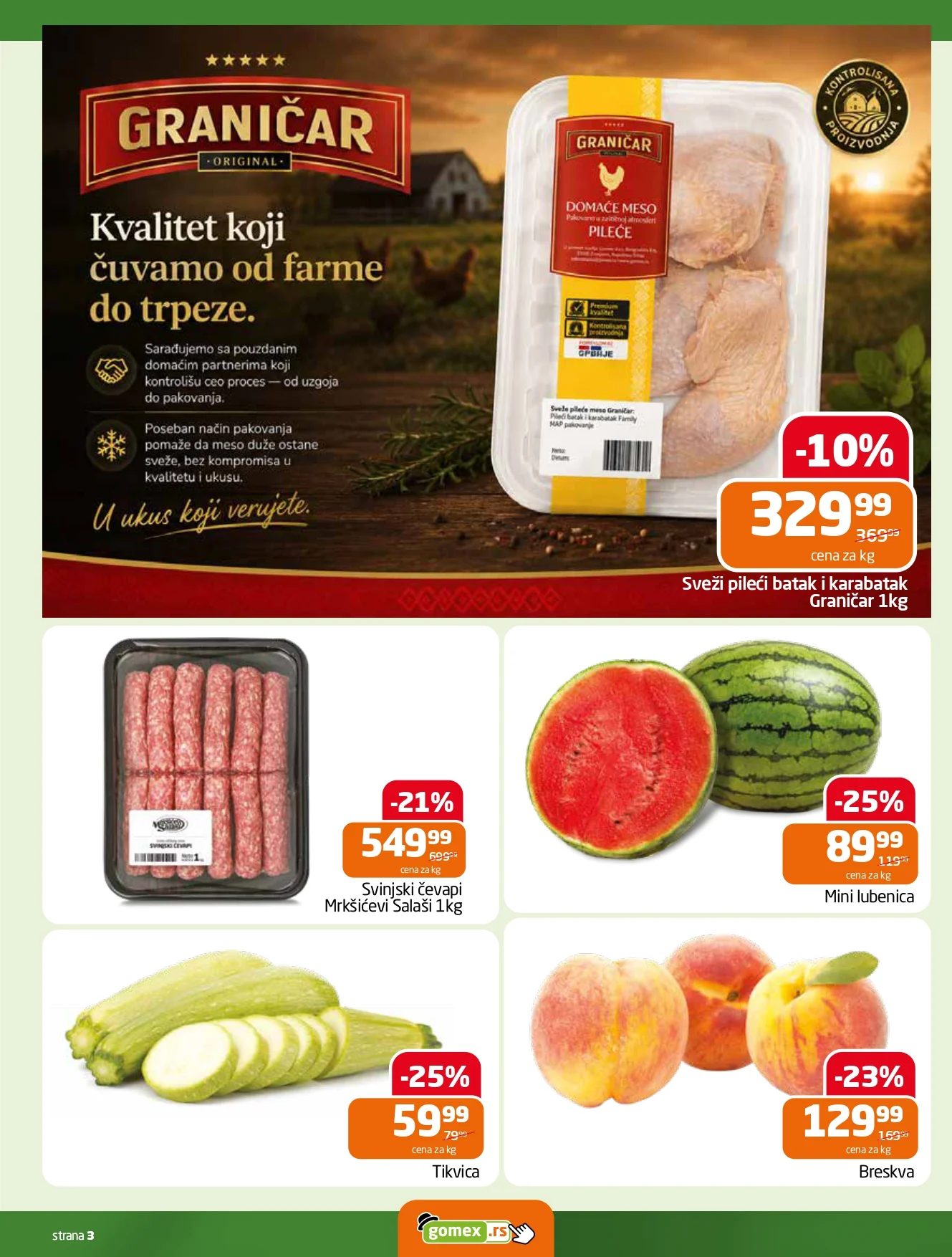 Gomex katalog AKCIJE IZ ŠEŠIRA 19.8-1.9.2026. - str. 3