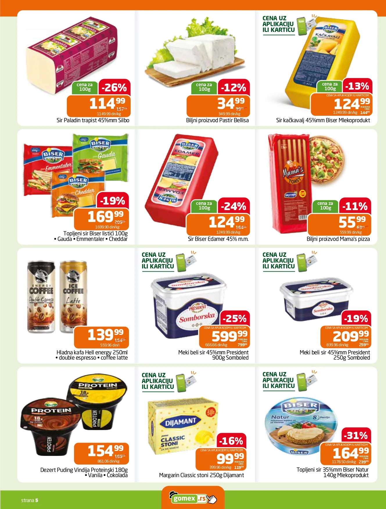 Gomex katalog AKCIJE IZ ŠEŠIRA 19.8-1.9.2026. - str. 5