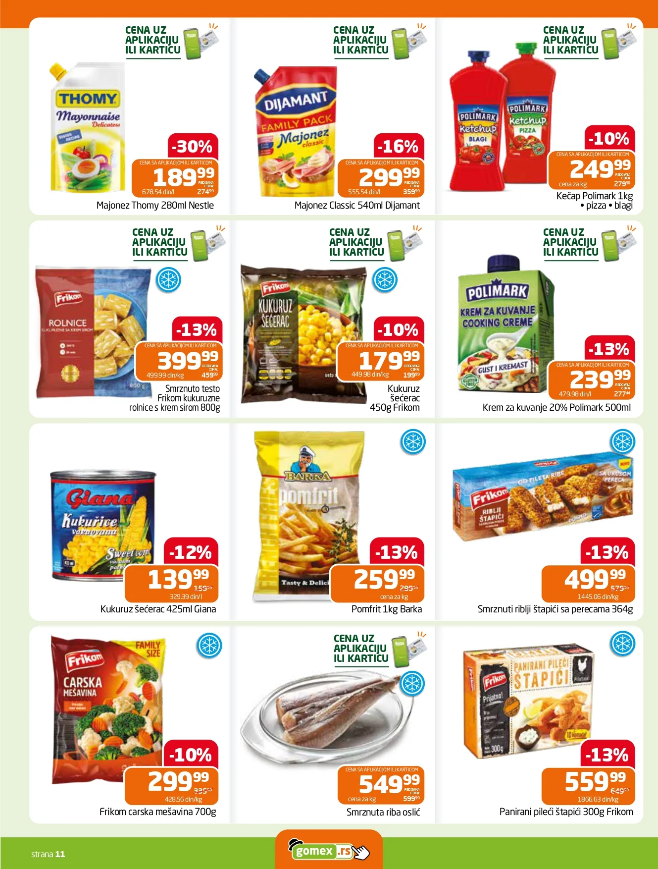 Gomex katalog AKCIJE IZ ŠEŠIRA 19.8-1.9.2026. - str. 11