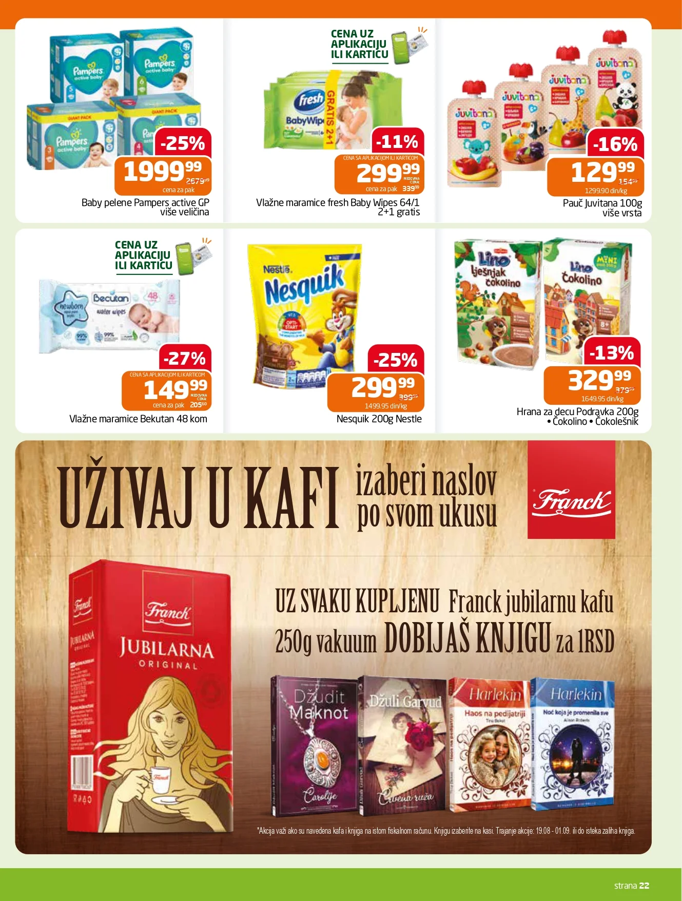 Gomex katalog AKCIJE IZ ŠEŠIRA 19.8-1.9.2026. - str. 22