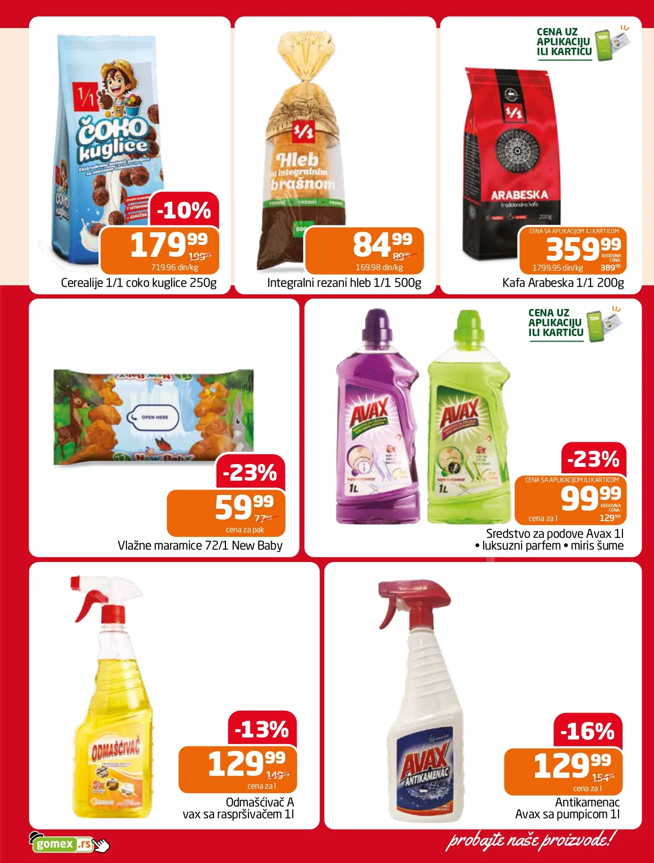 Gomex katalog AKCIJE IZ ŠEŠIRA 19.8-1.9.2026. - str. 25
