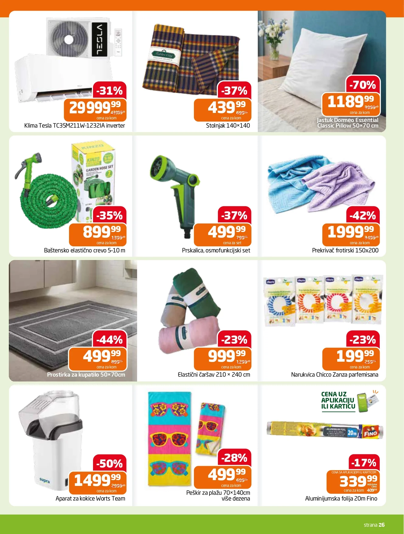 Gomex katalog AKCIJE IZ ŠEŠIRA 19.8-1.9.2026. - str. 26