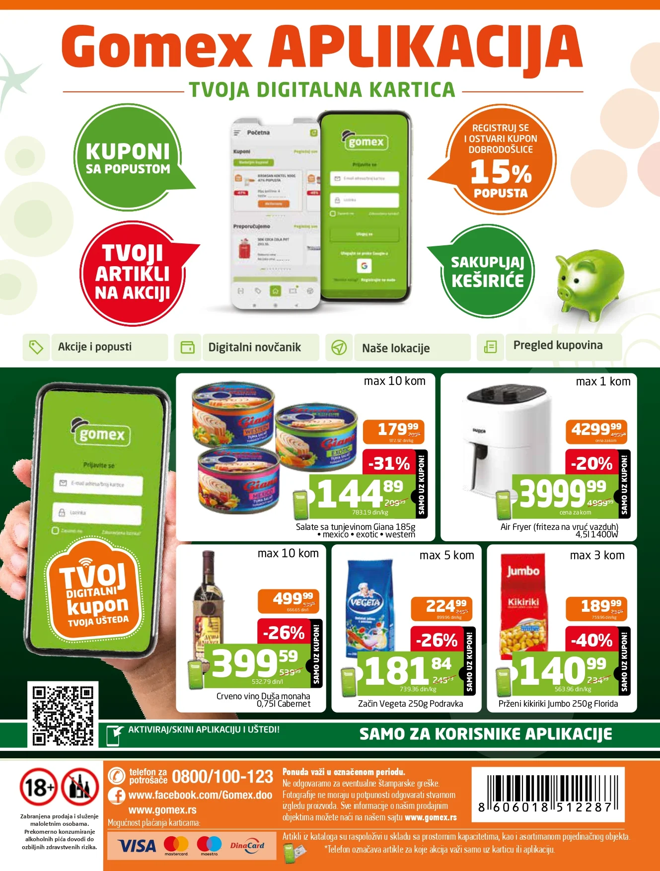 Gomex katalog AKCIJE IZ ŠEŠIRA 19.8-1.9.2026. - str. 28