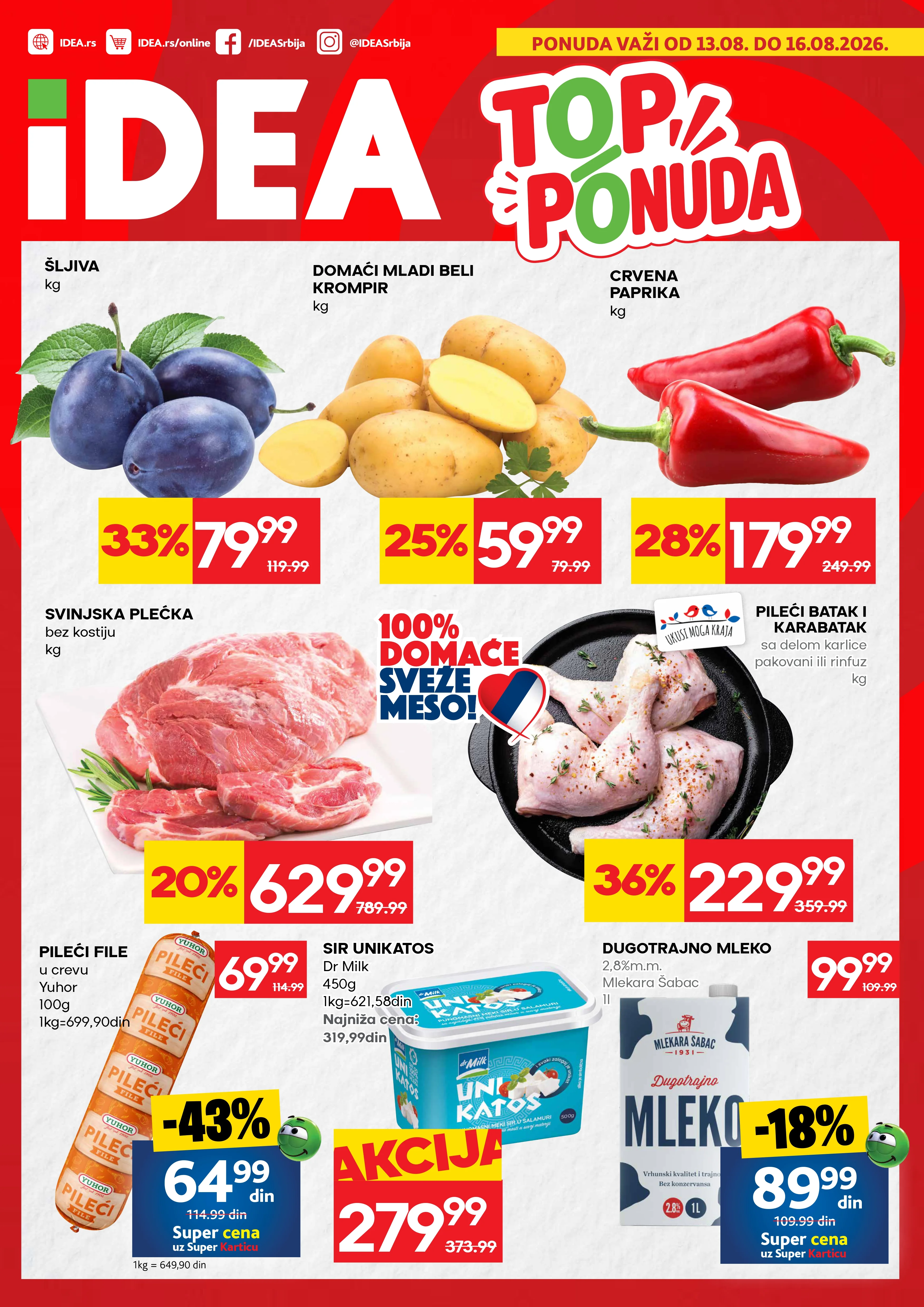 Idea TOP PONUDA 13-16.8.2026. - str. 1