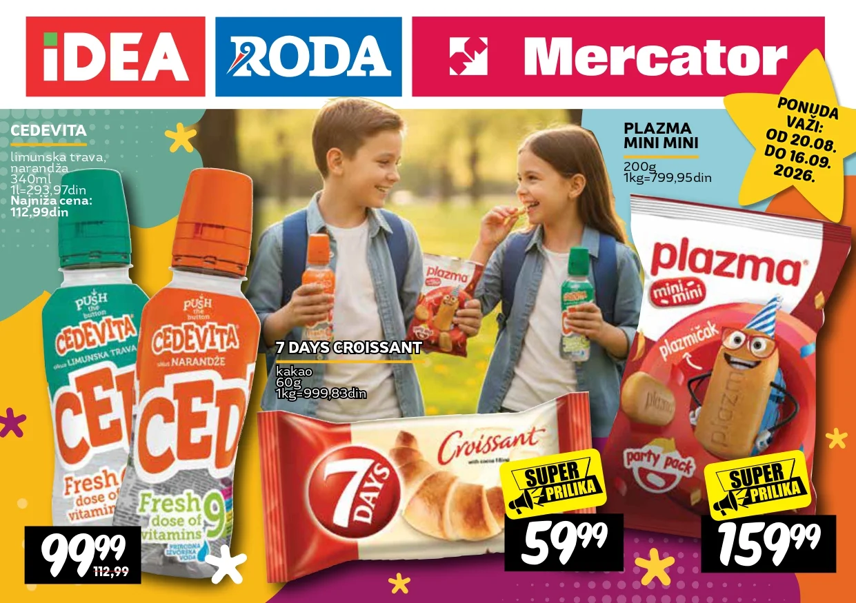 Roda & Idea katalog SPECIJAL SLATKIŠA 20.8-16.9.2026. - str. 1