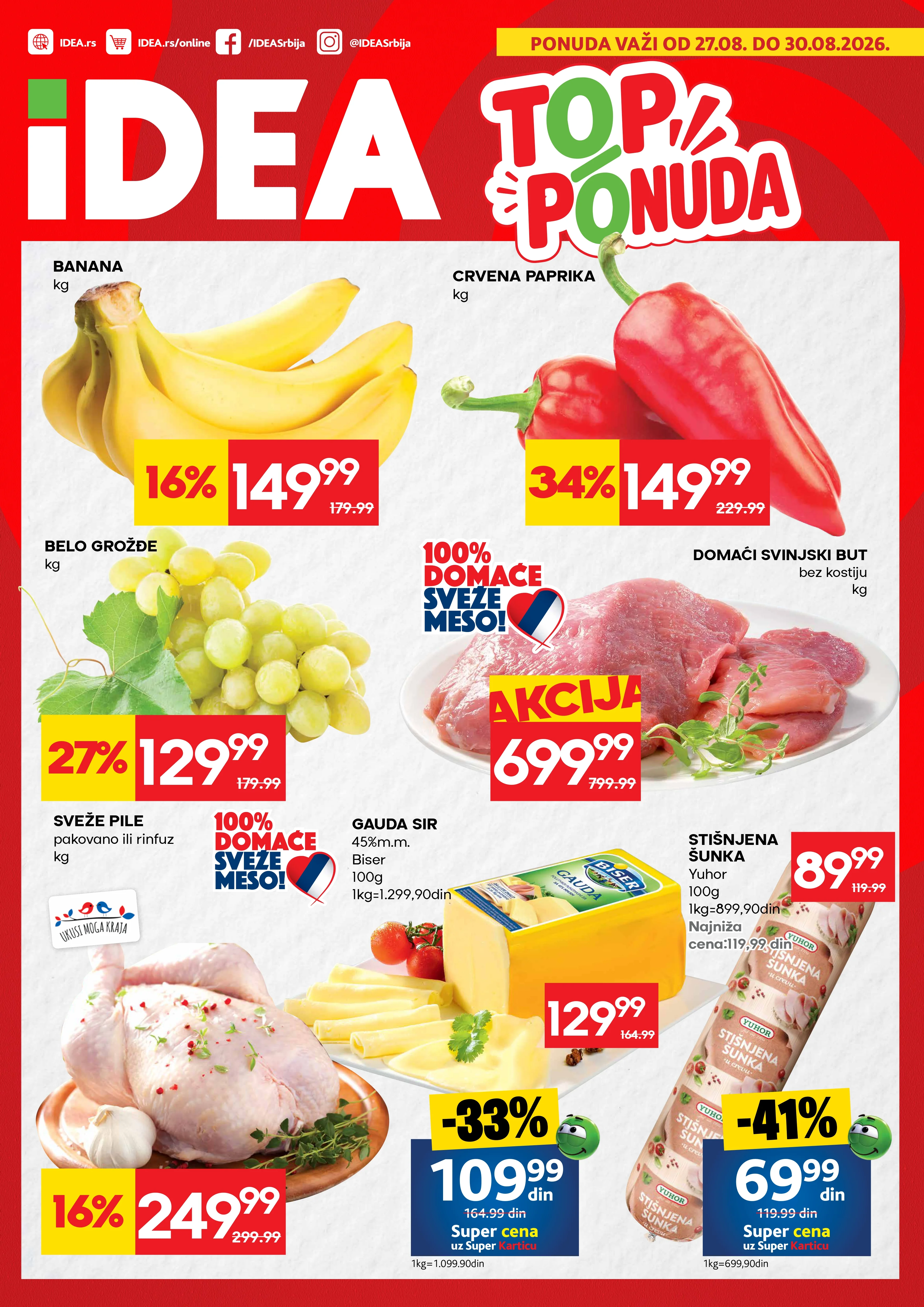 Idea TOP PONUDA 27-30.8.2026. - str. 1