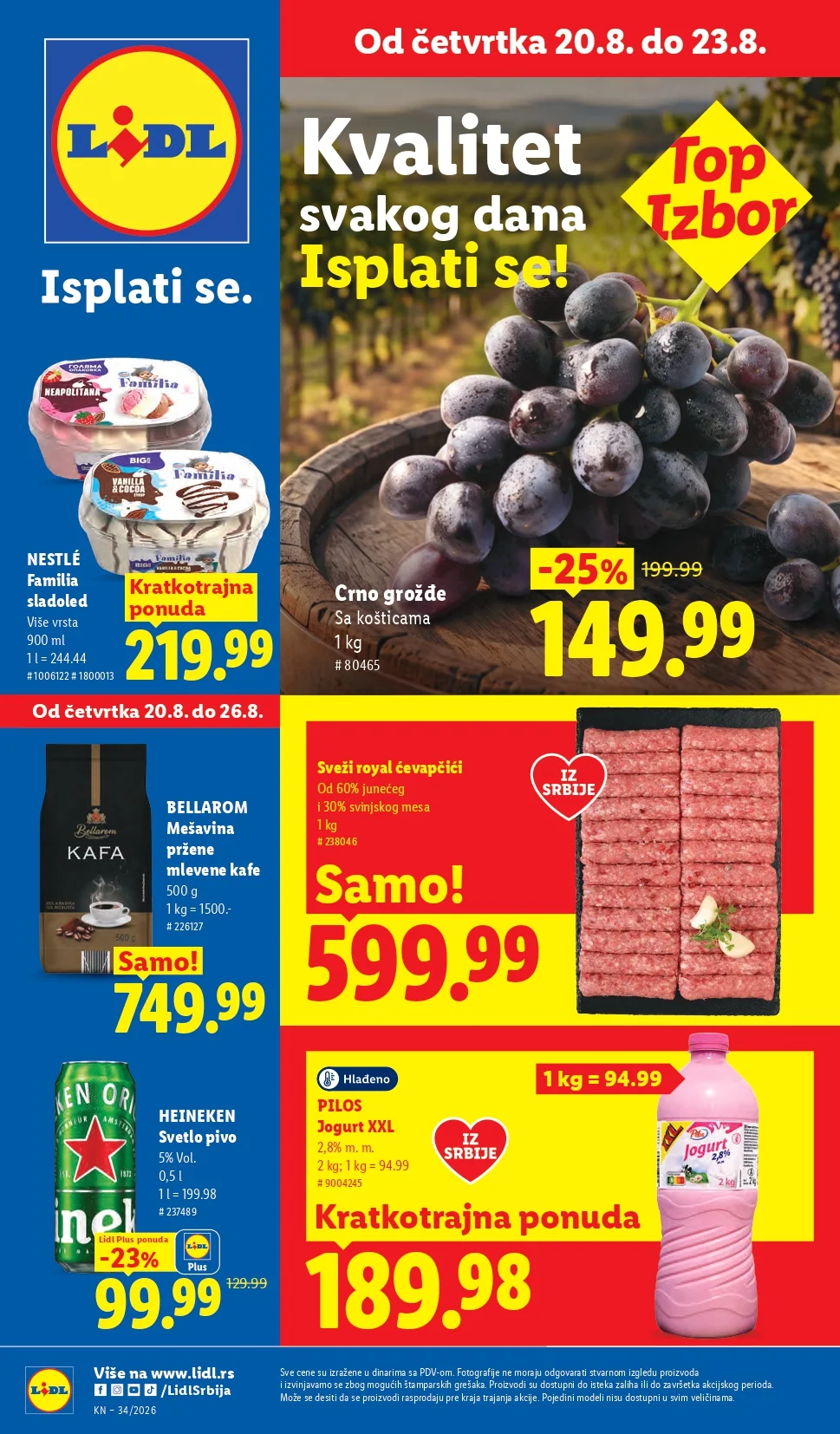 Lidl katalog 20-26.8.2026. - str. 1