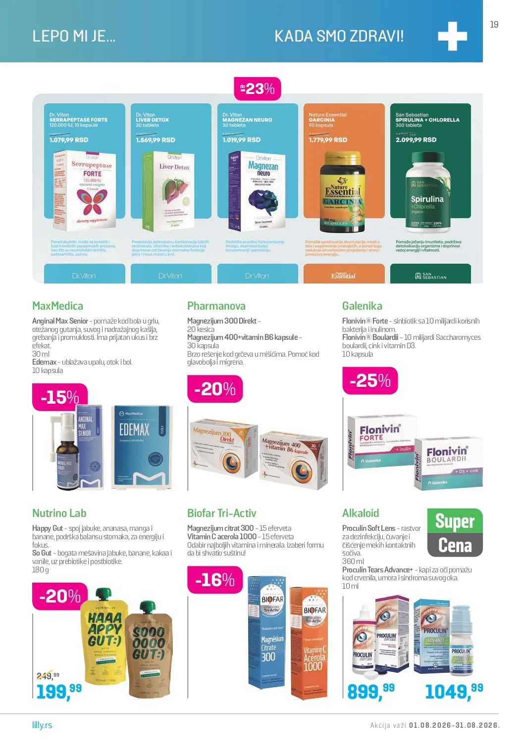 Lilly katalog AVGUST 2026. - str. 19