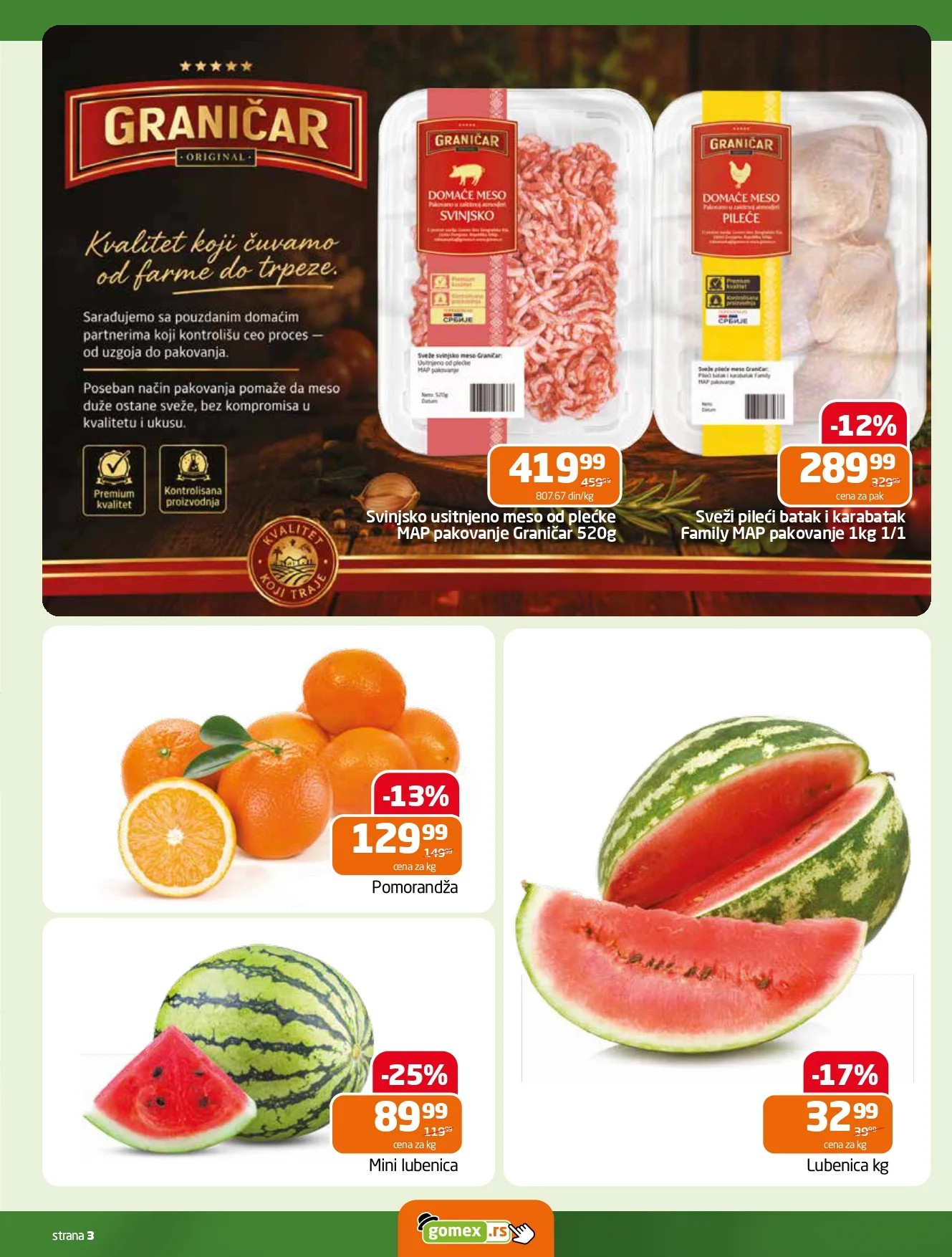 Gomex katalog AKCIJE IZ ŠEŠIRA 5-18.8.2026. - str. 3