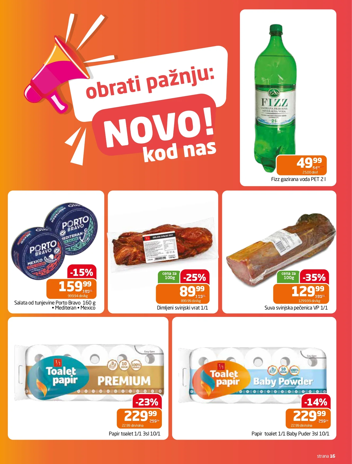 Gomex katalog AKCIJE IZ ŠEŠIRA 5-18.8.2026. - str. 16