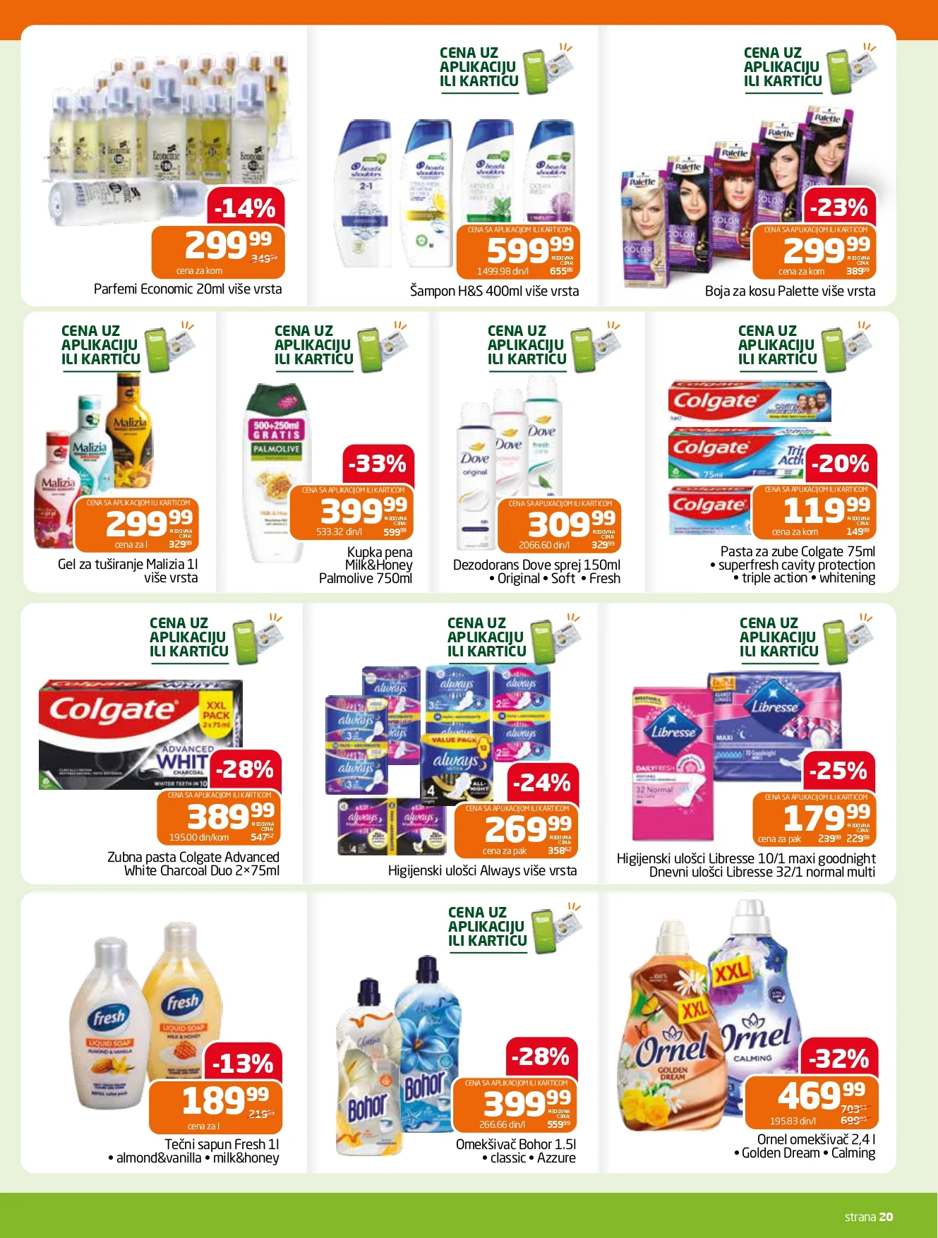 Gomex katalog AKCIJE IZ ŠEŠIRA 5-18.8.2026. - str. 20