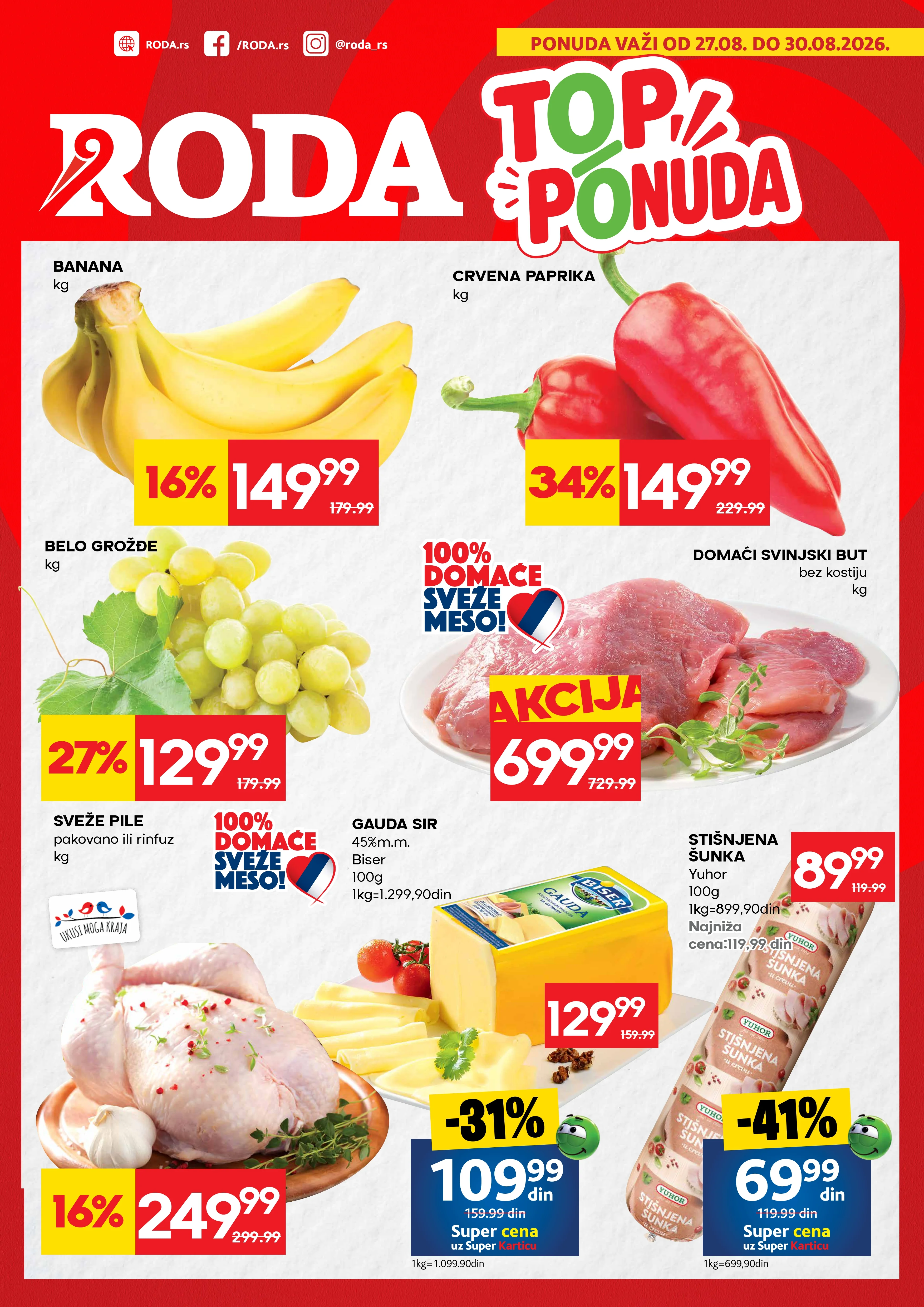Roda TOP PONUDA 27-30.8.2026. - str. 1