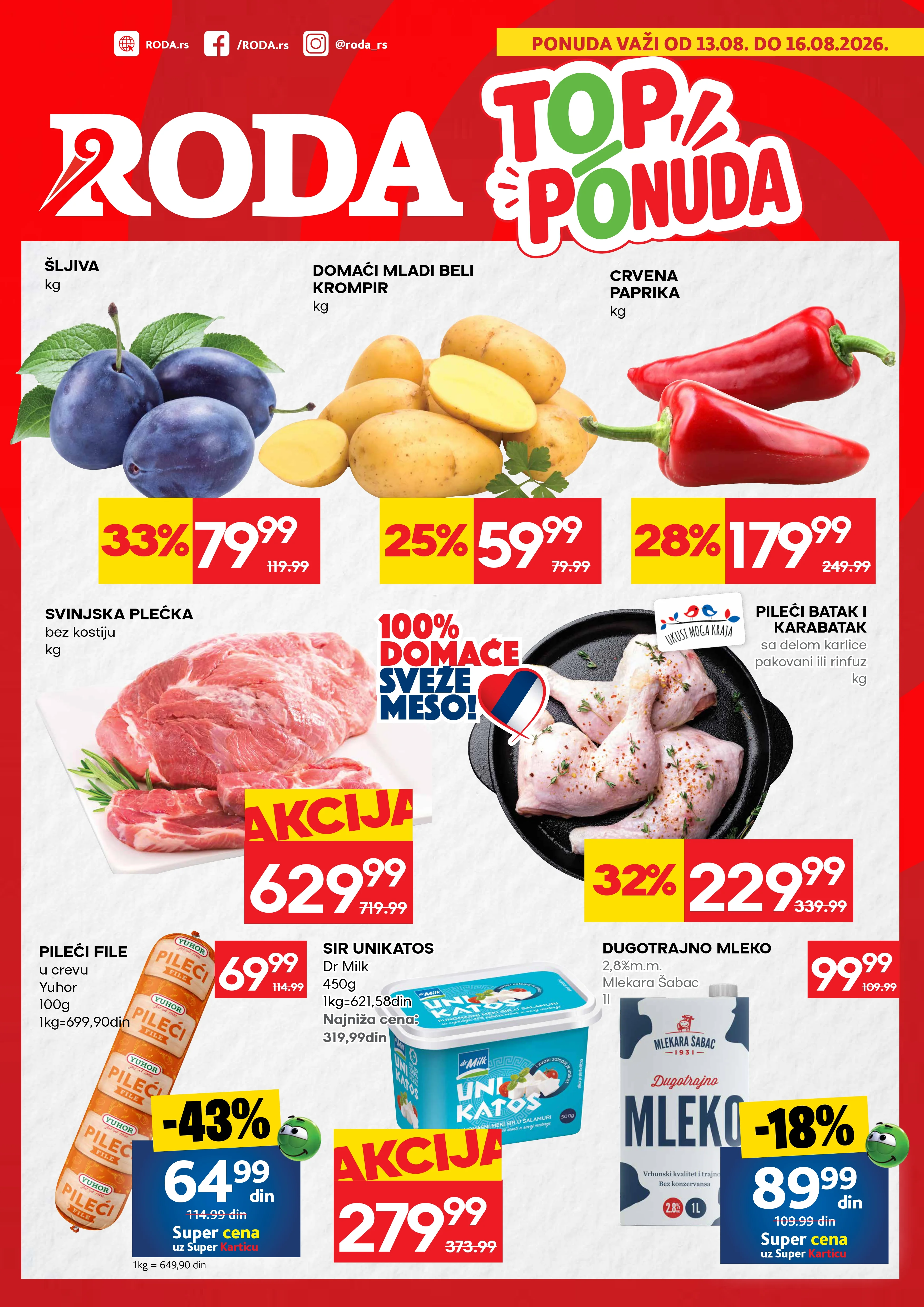 Roda TOP PONUDA 13-16.8.2026. - str. 1