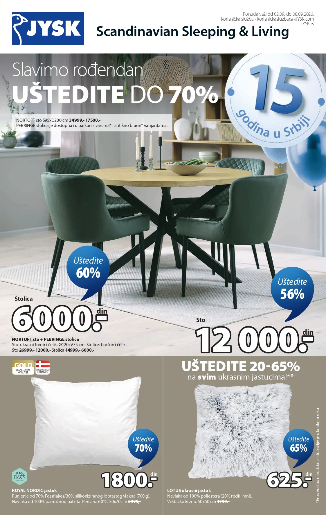 Jysk katalog 2-8.9.2026. - str. 2