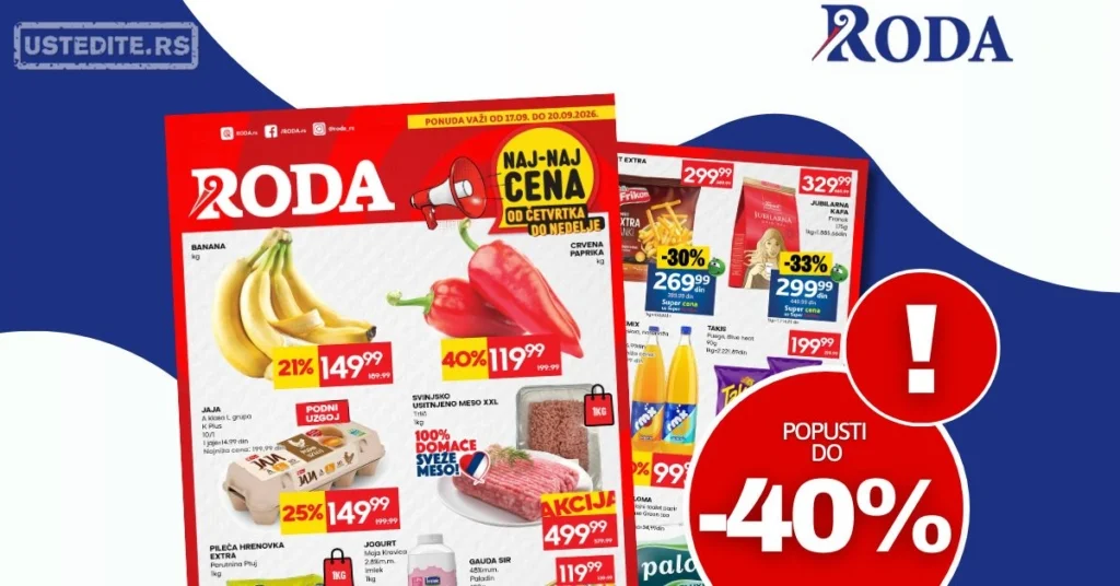 Roda vikend akcija 17-20.9.2026.