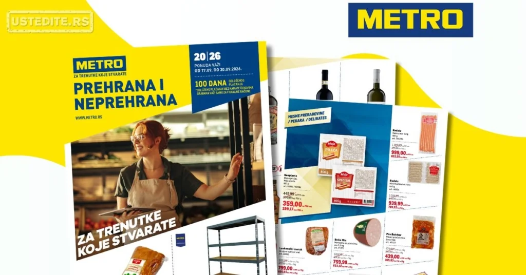 Metro katalog PREHRANA/NEPREHRANA 17-30.9.2026.