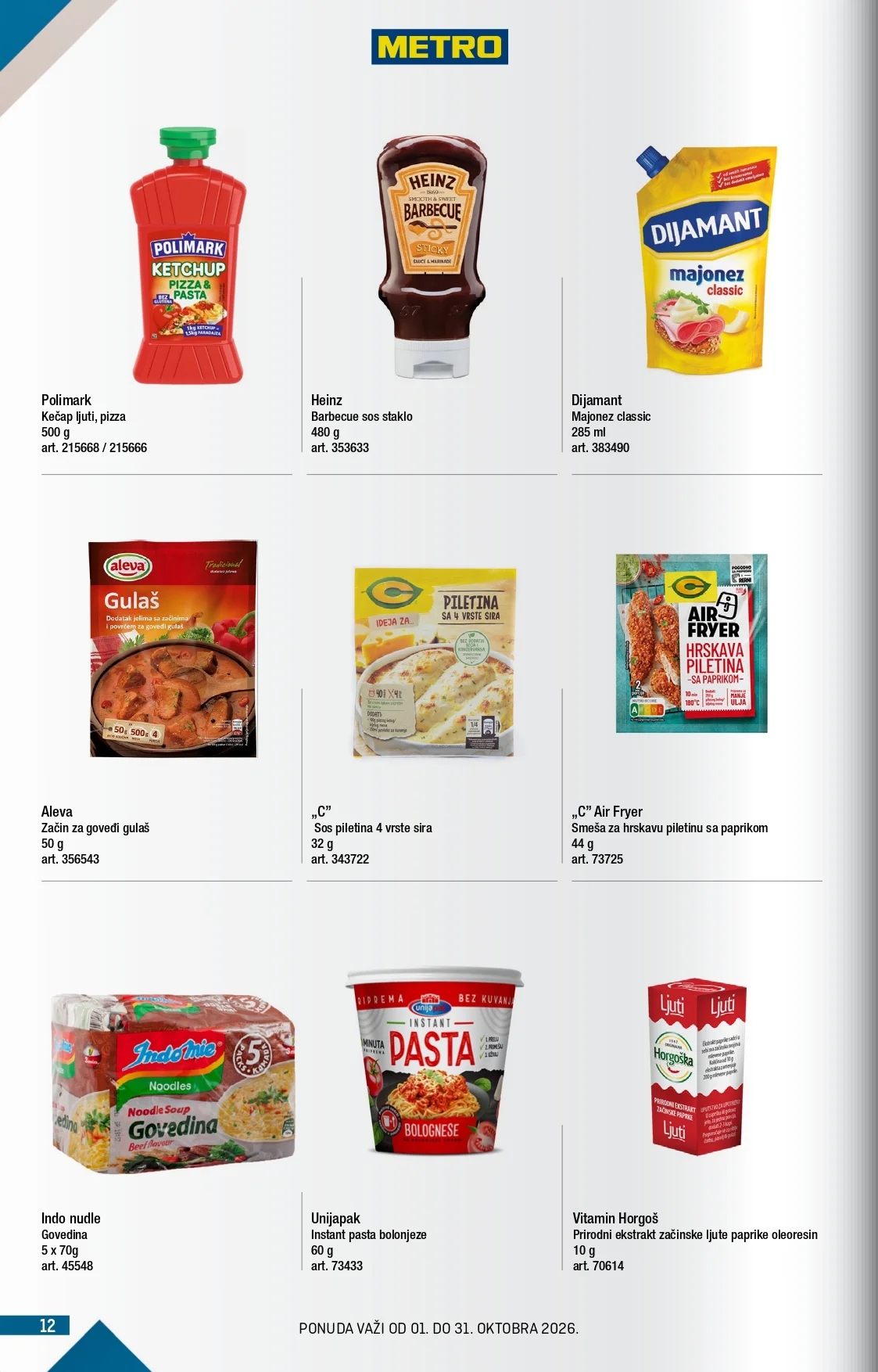 Metro katalog 1-31.10.2026. - str. 12