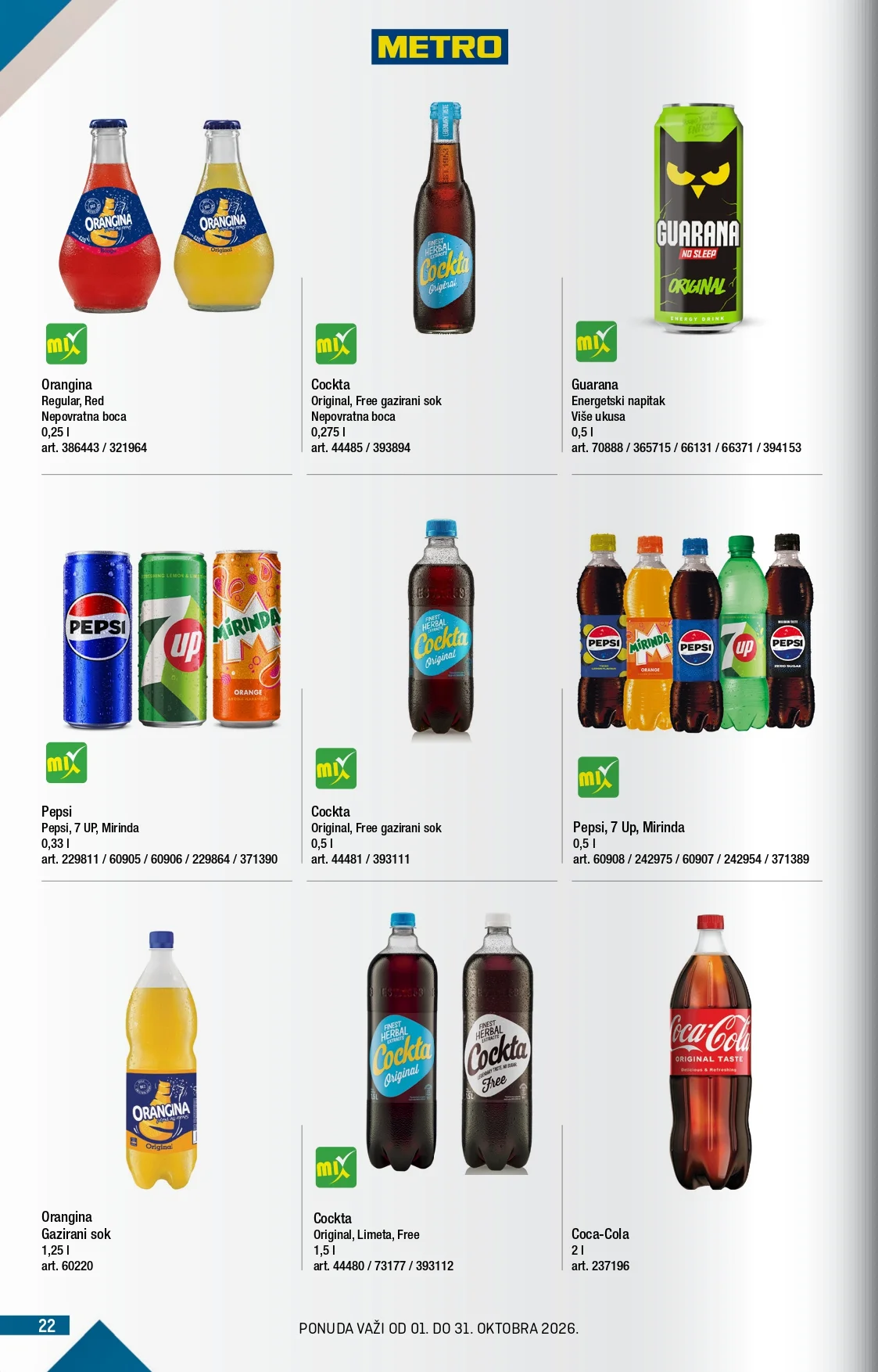 Metro katalog 1-31.10.2026. - str. 22