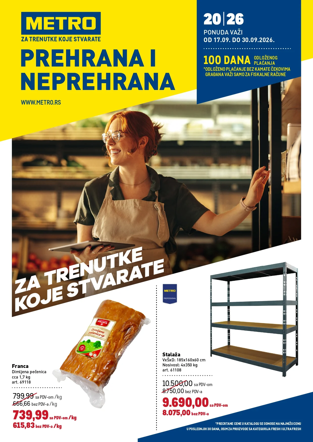 Metro katalog PREHRANA/NEPREHRANA 17-30.9.2026. - str. 1