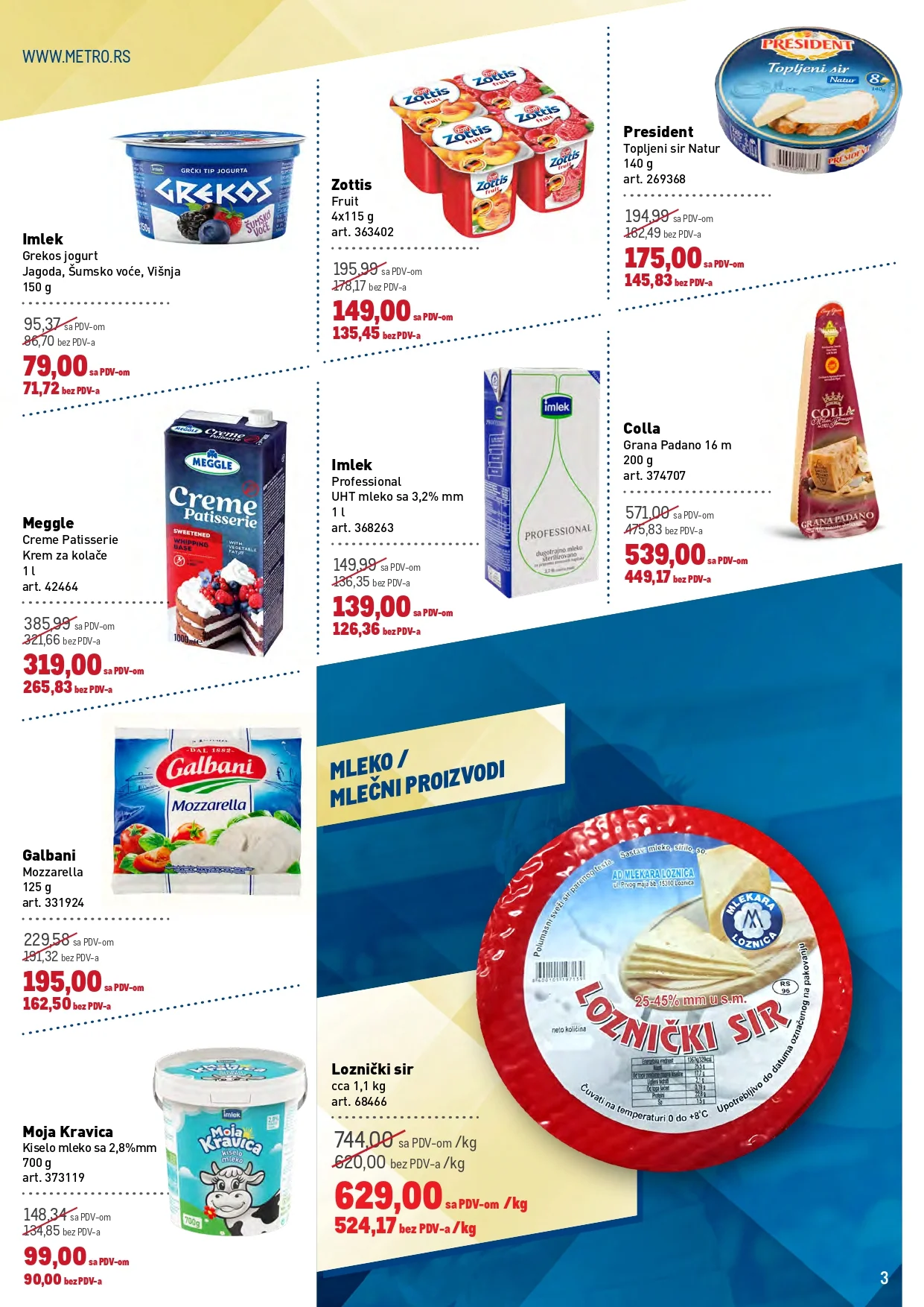 Metro katalog PREHRANA/NEPREHRANA 3-16.9.2026. - str. 3