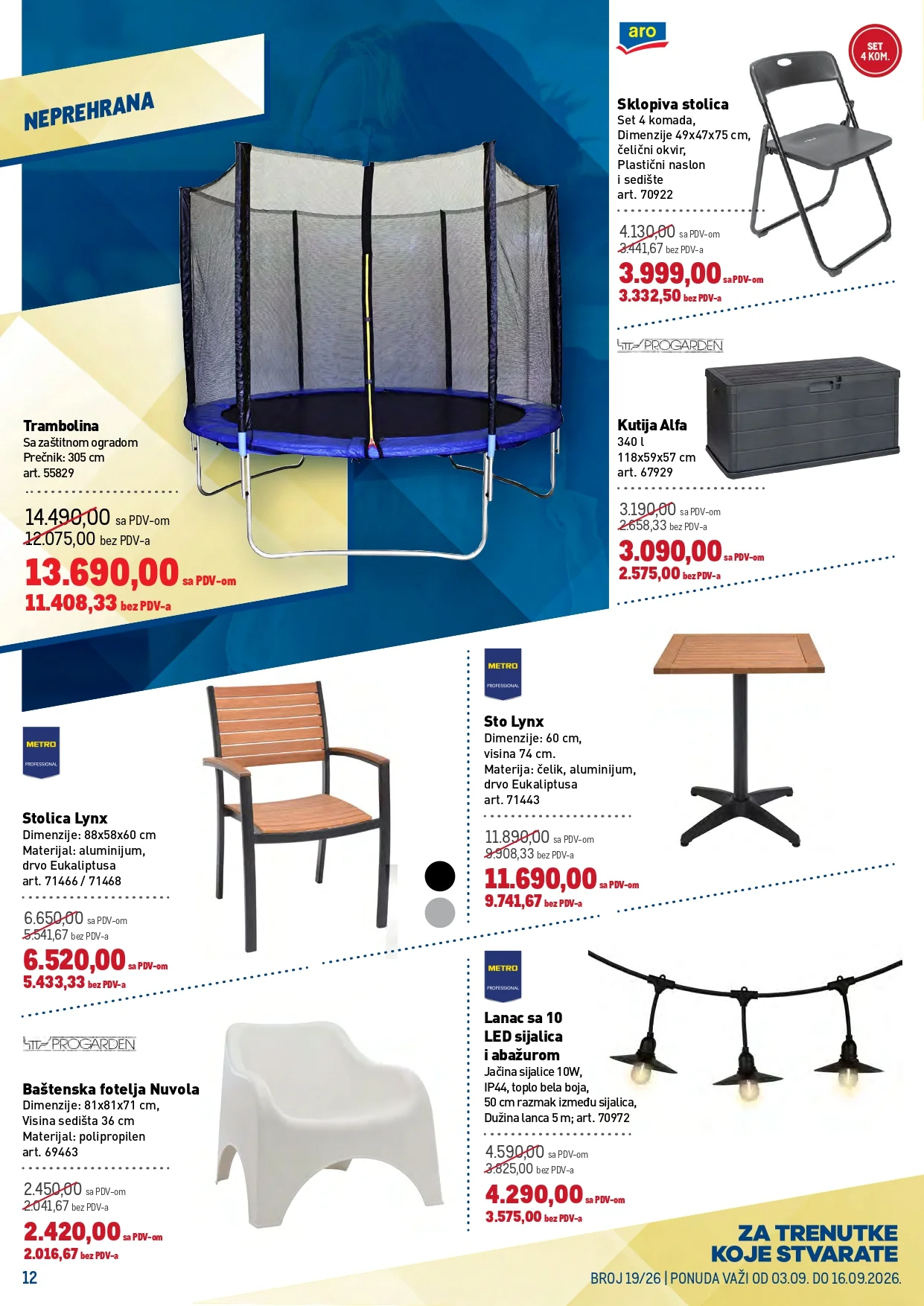 Metro katalog PREHRANA/NEPREHRANA 3-16.9.2026. - str. 12