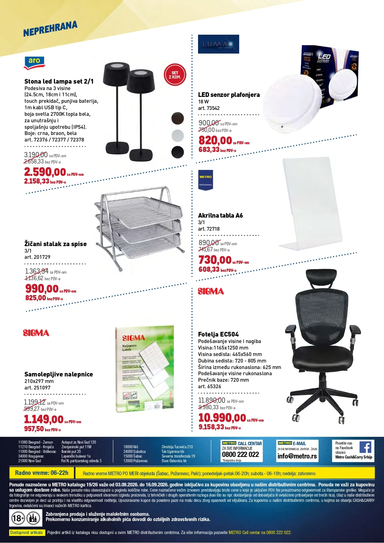 Metro katalog PREHRANA/NEPREHRANA 3-16.9.2026. - str. 14