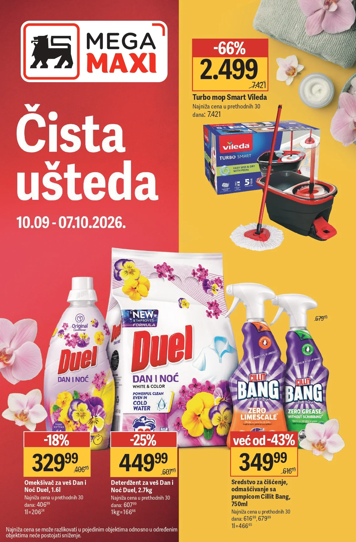 Mega Maxi katalog ČISTA UŠTEDA 10.9-7.10.2026 - str. 1