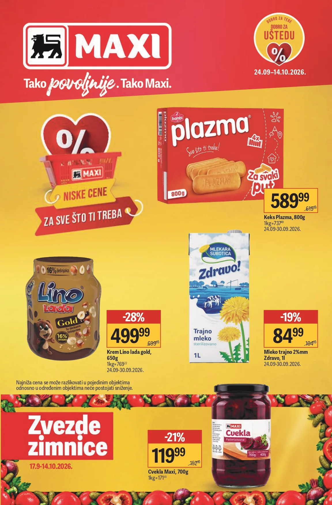 Maxi katalog 24.9-14.10.2026. - str. 1