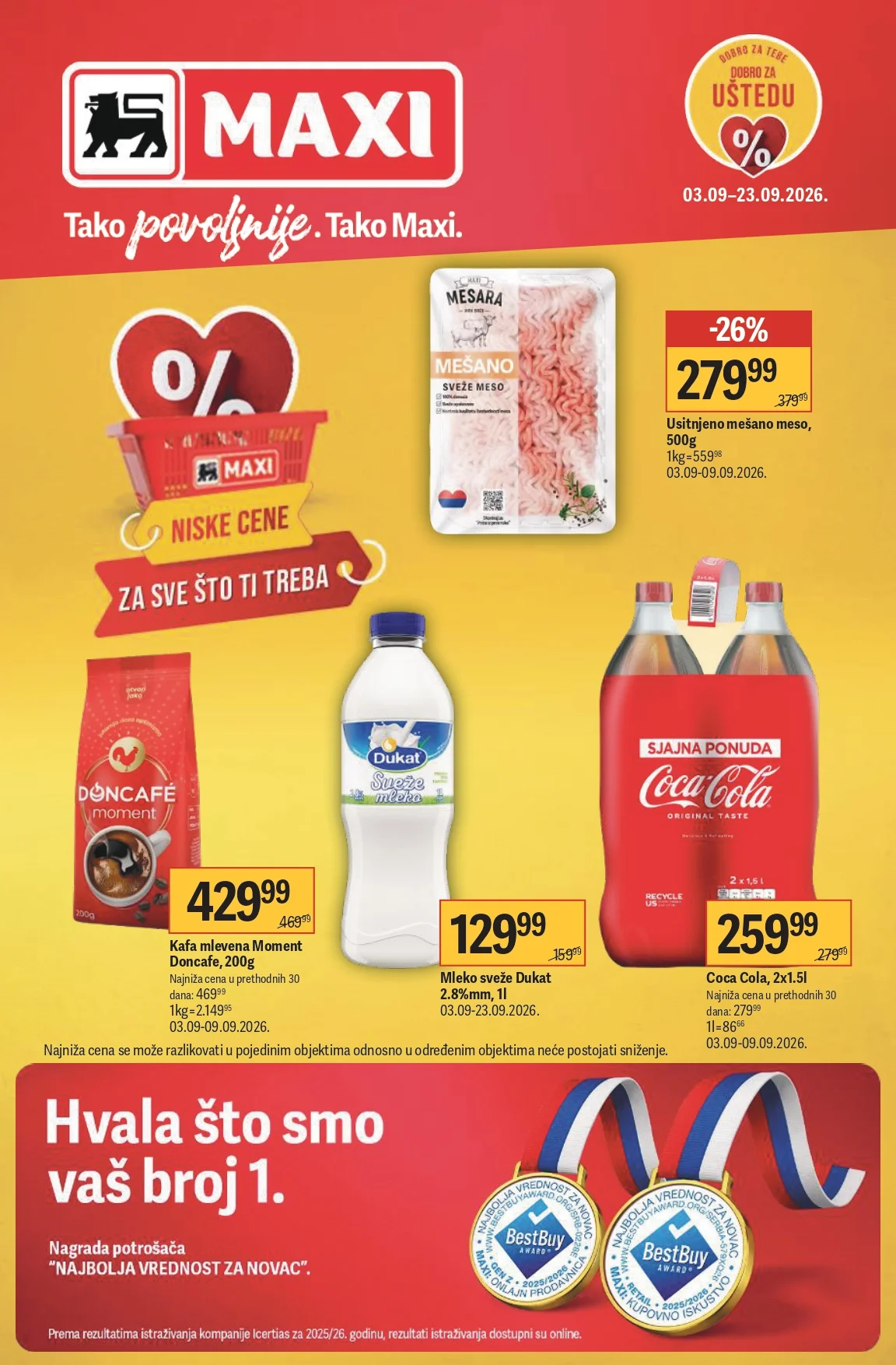 Maxi katalog 3-23.9.2026. - str. 1