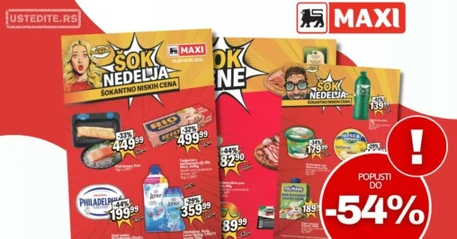 Maxi katalog ŠOK NEDELJA 3-9.9.2026.