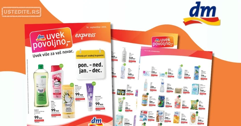 dm Express katalog 16-30.9.2026.
