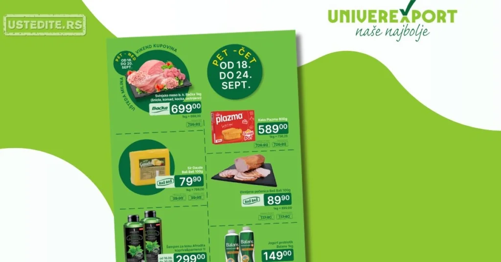 Univerexport akcija 18-24.9.2026.