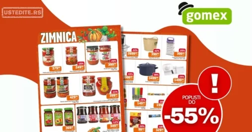 Gomex katalog ZIMNICA 16-29.9.2026.