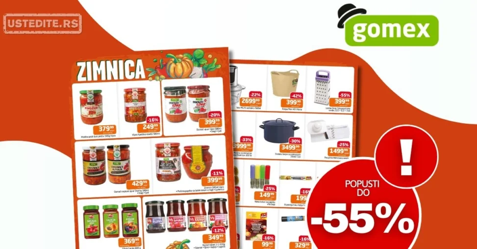 Gomex katalog ZIMNICA 16-29.9.2026.