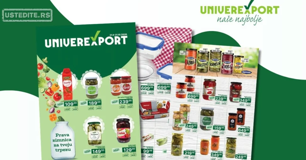 Univerexport katalog ZIMNICA 21.9-21.10.2026.